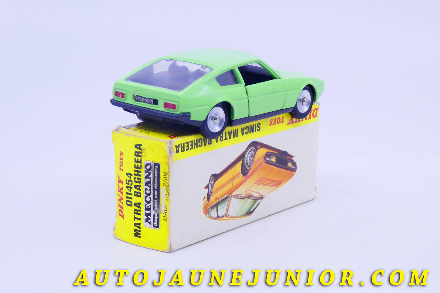 Le #4306 - Dinky Toys - Matra - Matra Bagheera est en vente sur Auto Jaune Junior ! Découvrez nos collections de diecast Minialuxe, CIJ, C-I-J, JRD, J-R-D,  Matchbox, Majorette… AutoJauneJunior.com : le site de vente en ligne et de partage pour les passionés de miniatures et collectionneurs de jouets anciens ! Des centaines de modèles en vente, et des nouveautés mises en ligne chaque jour à 21h00 !