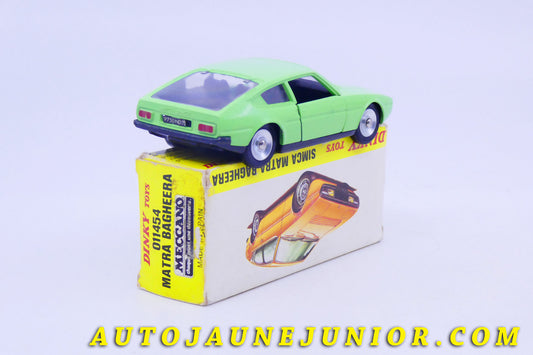 Le #4306 - Dinky Toys - Matra - Matra Bagheera est en vente sur Auto Jaune Junior ! Découvrez nos collections de diecast Minialuxe, CIJ, C-I-J, JRD, J-R-D,  Matchbox, Majorette… AutoJauneJunior.com : le site de vente en ligne et de partage pour les passionés de miniatures et collectionneurs de jouets anciens ! Des centaines de modèles en vente, et des nouveautés mises en ligne chaque jour à 21h00 !