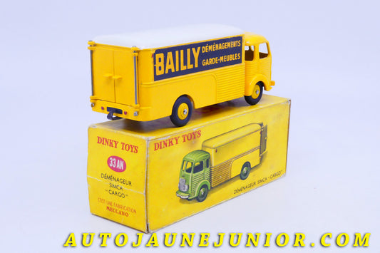 Le #4314 - Dinky Toys - Simca - Cargo fourgon Bailly est en vente sur Auto Jaune Junior ! Découvrez nos collections de diecast Minialuxe, CIJ, C-I-J, JRD, J-R-D,  Matchbox, Majorette… AutoJauneJunior.com : le site de vente en ligne et de partage pour les passionés de miniatures et collectionneurs de jouets anciens ! Des centaines de modèles en vente, et des nouveautés mises en ligne chaque jour à 21h00 !