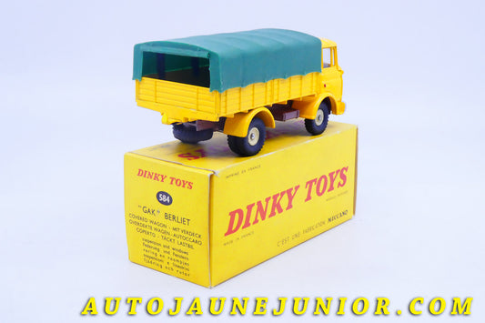 Le #4315 - Dinky Toys - Berliet - Gak ridelles bâché est en vente sur Auto Jaune Junior ! Découvrez nos collections de diecast Minialuxe, CIJ, C-I-J, JRD, J-R-D,  Matchbox, Majorette… AutoJauneJunior.com : le site de vente en ligne et de partage pour les passionés de miniatures et collectionneurs de jouets anciens ! Des centaines de modèles en vente, et des nouveautés mises en ligne chaque jour à 21h00 !