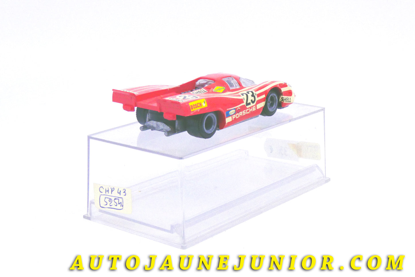 Le #4332 - Champion - Porsche - 917K Salzburg - Le Mans 1970 # 23 est en vente sur Auto Jaune Junior ! Découvrez nos collections de diecast Minialuxe, CIJ, C-I-J, JRD, J-R-D,  Matchbox, Majorette… AutoJauneJunior.com : le site de vente en ligne et de partage pour les passionés de miniatures et collectionneurs de jouets anciens ! Des centaines de modèles en vente, et des nouveautés mises en ligne chaque jour à 21h00 !