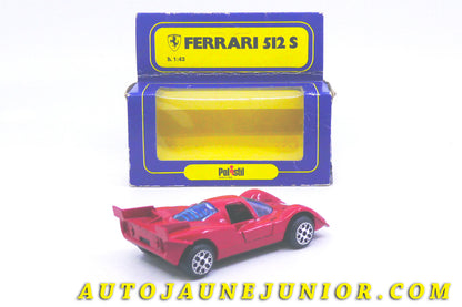Le #4345 - Polistil (by Politoys) - Ferrari - 512 S #4  est en vente sur Auto Jaune Junior ! Découvrez nos collections de diecast Minialuxe, CIJ, C-I-J, JRD, J-R-D,  Matchbox, Majorette… AutoJauneJunior.com : le site de vente en ligne et de partage pour les passionés de miniatures et collectionneurs de jouets anciens ! Des centaines de modèles en vente, et des nouveautés mises en ligne chaque jour à 21h00 !