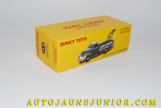 Le #4403 - Dinky Toys - Studebaker - Boite vide (REPRO) Dépanneuse Dinky Service est en vente sur Auto Jaune Junior ! Découvrez nos collections de diecast Minialuxe, CIJ, C-I-J, JRD, J-R-D,  Matchbox, Majorette… AutoJauneJunior.com : le site de vente en ligne et de partage pour les passionés de miniatures et collectionneurs de jouets anciens ! Des centaines de modèles en vente, et des nouveautés mises en ligne chaque jour à 21h00 !