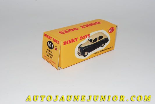 Le #4404 - Dinky Toys - Austin - Boite vide (REPRO) Sommerser Saloon est en vente sur Auto Jaune Junior ! Découvrez nos collections de diecast Minialuxe, CIJ, C-I-J, JRD, J-R-D,  Matchbox, Majorette… AutoJauneJunior.com : le site de vente en ligne et de partage pour les passionés de miniatures et collectionneurs de jouets anciens ! Des centaines de modèles en vente, et des nouveautés mises en ligne chaque jour à 21h00 !