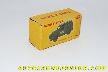 Le #4418 - Dinky Toys - Morris - Camionnette Post office telephone est en vente sur Auto Jaune Junior ! Découvrez nos collections de diecast Minialuxe, CIJ, C-I-J, JRD, J-R-D,  Matchbox, Majorette… AutoJauneJunior.com : le site de vente en ligne et de partage pour les passionés de miniatures et collectionneurs de jouets anciens ! Des centaines de modèles en vente, et des nouveautés mises en ligne chaque jour à 21h00 !