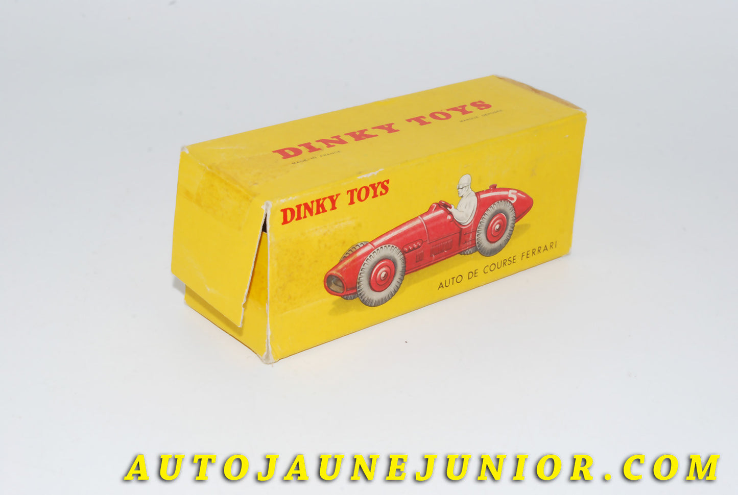 Le #4421 - Dinky Toys - Ferrari - Boite vide de 500F2 (rare et tardive version numérauté 511 !)  est en vente sur Auto Jaune Junior ! Découvrez nos collections de diecast Minialuxe, CIJ, C-I-J, JRD, J-R-D,  Matchbox, Majorette… AutoJauneJunior.com : le site de vente en ligne et de partage pour les passionés de miniatures et collectionneurs de jouets anciens ! Des centaines de modèles en vente, et des nouveautés mises en ligne chaque jour à 21h00 !