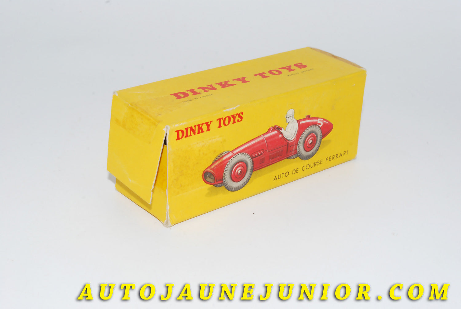 Le #4421 - Dinky Toys - Ferrari - Boite vide de 500F2 (rare et tardive version numérauté 511 !)  est en vente sur Auto Jaune Junior ! Découvrez nos collections de diecast Minialuxe, CIJ, C-I-J, JRD, J-R-D,  Matchbox, Majorette… AutoJauneJunior.com : le site de vente en ligne et de partage pour les passionés de miniatures et collectionneurs de jouets anciens ! Des centaines de modèles en vente, et des nouveautés mises en ligne chaque jour à 21h00 !