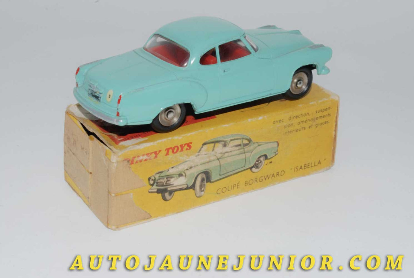 Le #4501 - Dinky Toys - Borgward - Isabella Coupé est en vente sur Auto Jaune Junior ! Découvrez nos collections de diecast Minialuxe, CIJ, C-I-J, JRD, J-R-D,  Matchbox, Majorette… AutoJauneJunior.com : le site de vente en ligne et de partage pour les passionés de miniatures et collectionneurs de jouets anciens ! Des centaines de modèles en vente, et des nouveautés mises en ligne chaque jour à 21h00 !