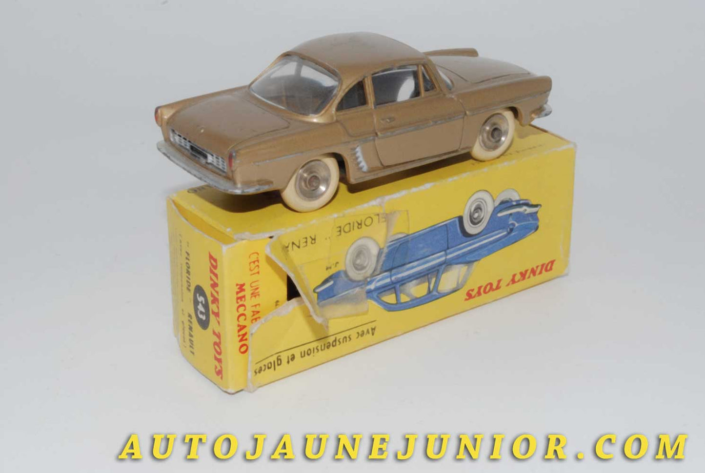 Le #4502 - Dinky Toys - Renault - Coupé Floride est en vente sur Auto Jaune Junior ! Découvrez nos collections de diecast Minialuxe, CIJ, C-I-J, JRD, J-R-D,  Matchbox, Majorette… AutoJauneJunior.com : le site de vente en ligne et de partage pour les passionés de miniatures et collectionneurs de jouets anciens ! Des centaines de modèles en vente, et des nouveautés mises en ligne chaque jour à 21h00 !