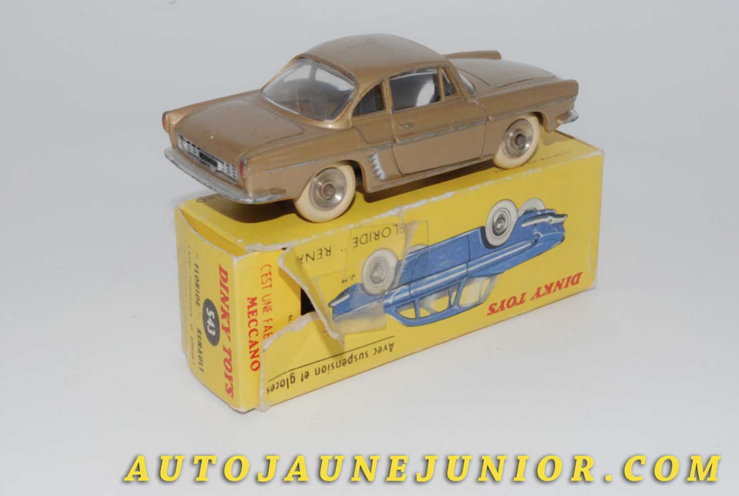 Le #4502 - Dinky Toys - Renault - Coupé Floride est en vente sur Auto Jaune Junior ! Découvrez nos collections de diecast Minialuxe, CIJ, C-I-J, JRD, J-R-D,  Matchbox, Majorette… AutoJauneJunior.com : le site de vente en ligne et de partage pour les passionés de miniatures et collectionneurs de jouets anciens ! Des centaines de modèles en vente, et des nouveautés mises en ligne chaque jour à 21h00 !