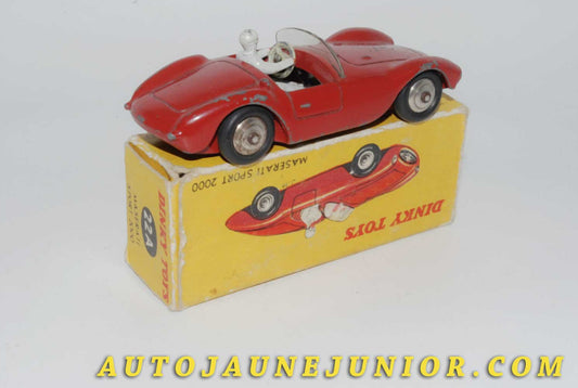 Le #4503 - Dinky Toys - Maseratti - Sport 2000 est en vente sur Auto Jaune Junior ! Découvrez nos collections de diecast Minialuxe, CIJ, C-I-J, JRD, J-R-D,  Matchbox, Majorette… AutoJauneJunior.com : le site de vente en ligne et de partage pour les passionés de miniatures et collectionneurs de jouets anciens ! Des centaines de modèles en vente, et des nouveautés mises en ligne chaque jour à 21h00 !