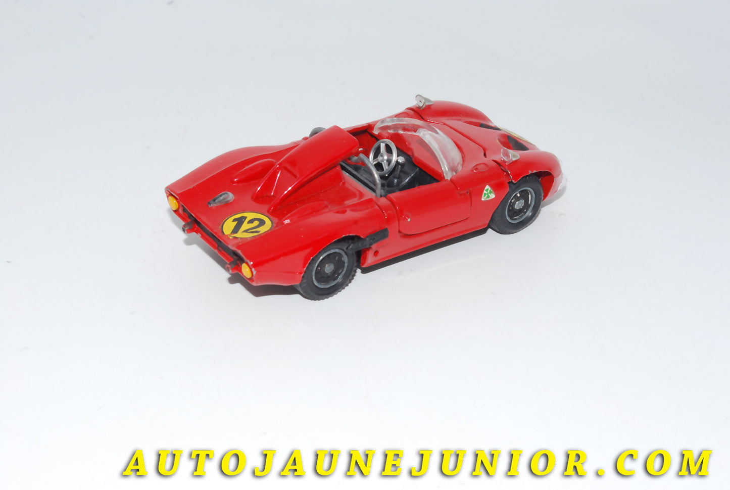 Le #4634 - Mercury - Alfa Roméo  - 33 Barquette est en vente sur Auto Jaune Junior ! Découvrez nos collections de diecast Minialuxe, CIJ, C-I-J, JRD, J-R-D,  Matchbox, Majorette… AutoJauneJunior.com : le site de vente en ligne et de partage pour les passionés de miniatures et collectionneurs de jouets anciens ! Des centaines de modèles en vente, et des nouveautés mises en ligne chaque jour à 21h00 !