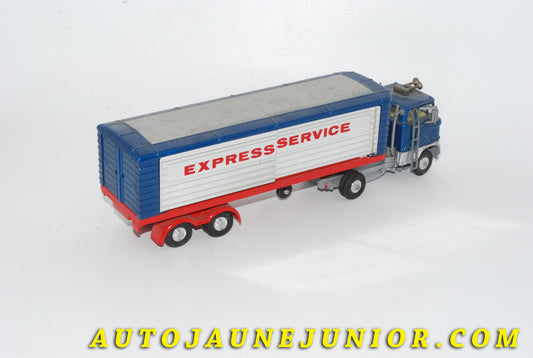 Le #4726 - Corgi Toys - Ford - H - Tracteur semi remorque fourgon "Express Service" (Première version !) est en vente sur Auto Jaune Junior ! Découvrez nos collections de diecast Minialuxe, CIJ, C-I-J, JRD, J-R-D,  Matchbox, Majorette… AutoJauneJunior.com : le site de vente en ligne et de partage pour les passionés de miniatures et collectionneurs de jouets anciens ! Des centaines de modèles en vente, et des nouveautés mises en ligne chaque jour à 21h00 !
