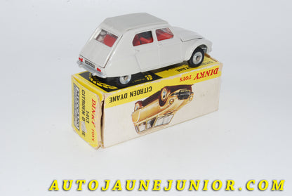 Le #4753 - Dinky Toys - Citroën - Dyane Berline est en vente sur Auto Jaune Junior ! Découvrez nos collections de diecast Minialuxe, CIJ, C-I-J, JRD, J-R-D,  Matchbox, Majorette… AutoJauneJunior.com : le site de vente en ligne et de partage pour les passionés de miniatures et collectionneurs de jouets anciens ! Des centaines de modèles en vente, et des nouveautés mises en ligne chaque jour à 21h00 !