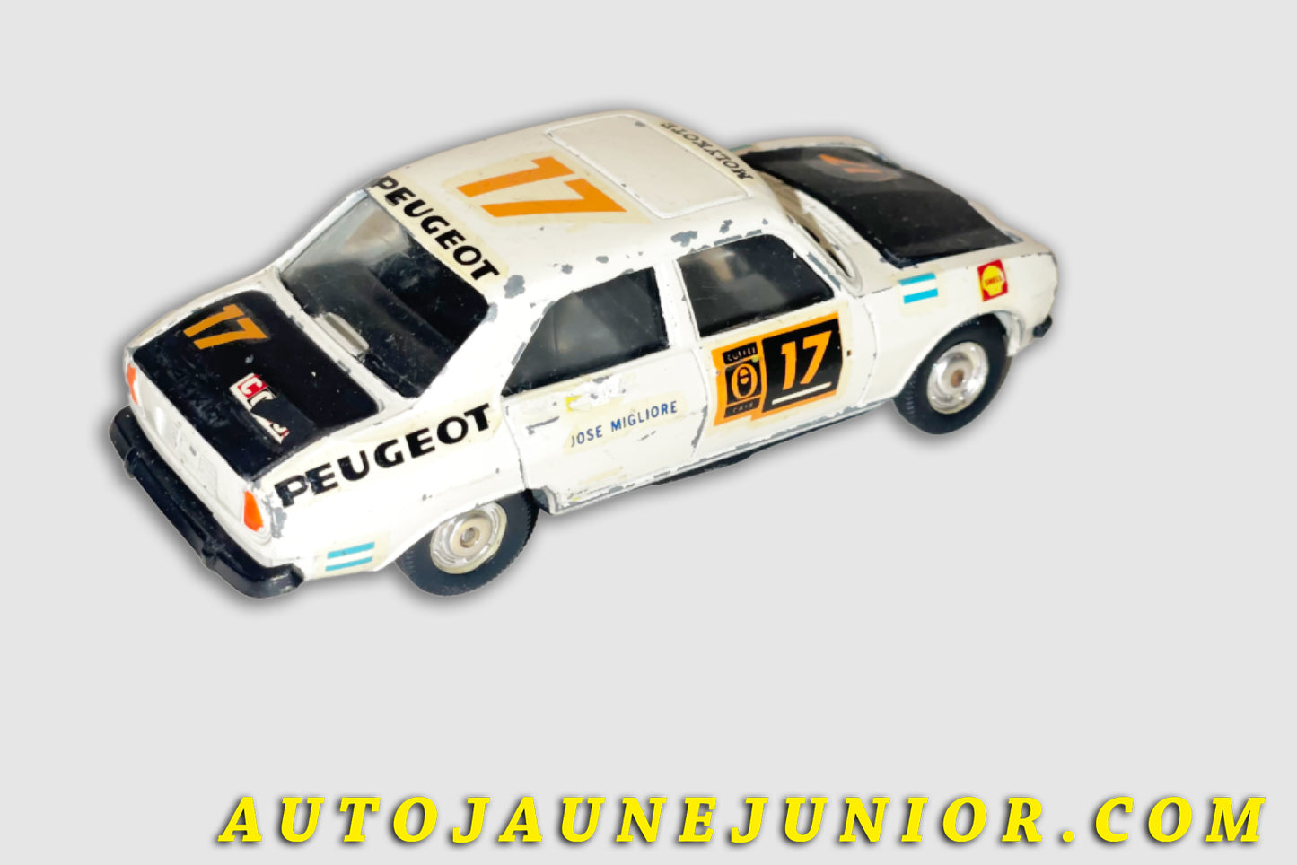 Le Buby Peugeot 504 rallye Gr2 J.Migliore est en vente sur Auto Jaune Junior ! Découvrez nos collections de diecast Minialuxe, CIJ, C-I-J, JRD, J-R-D,  Matchbox, Majorette… AutoJaune Junior ; AutoJauneJunior.com : LE site de partage pour les passionés de miniatures et collectionneurs de jouets anciens ! 
