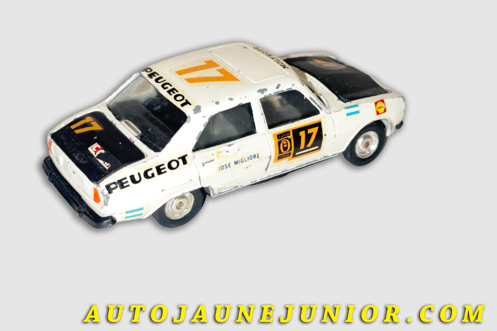 Le Buby Peugeot 504 rallye Gr2 J.Migliore est en vente sur Auto Jaune Junior ! Découvrez nos collections de diecast Minialuxe, CIJ, C-I-J, JRD, J-R-D,  Matchbox, Majorette… AutoJaune Junior ; AutoJauneJunior.com : LE site de partage pour les passionés de miniatures et collectionneurs de jouets anciens ! 