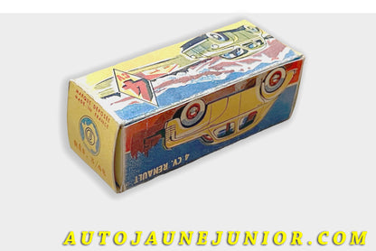 Le C-I-J Renault Boite vide 4 Cv  (Repro) est en vente sur Auto Jaune Junior ! Découvrez nos collections de diecast Minialuxe, CIJ, C-I-J, JRD, J-R-D,  Matchbox, Majorette… AutoJaune Junior ; AutoJauneJunior.com : LE site de partage pour les passionés de miniatures et collectionneurs de jouets anciens ! 
