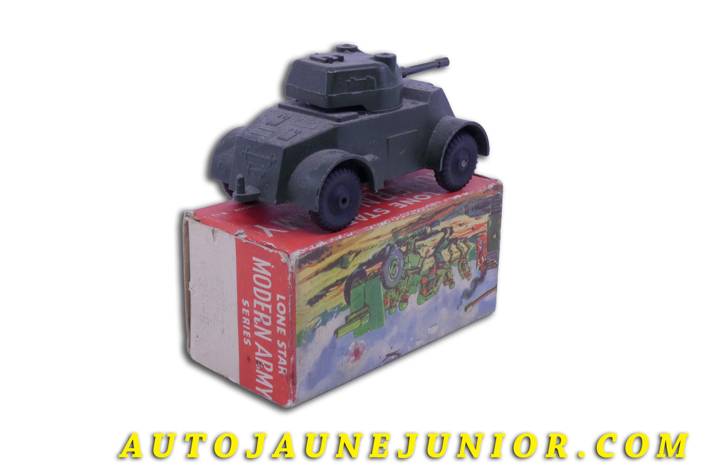Le Lonestar Daimler Automitrailleuse US Army est en vente sur Auto Jaune Junior ! Découvrez nos collections de diecast Minialuxe, CIJ, C-I-J, JRD, J-R-D,  Matchbox, Majorette… AutoJaune Junior ; AutoJauneJunior.com : LE site de partage pour les passionés de miniatures et collectionneurs de jouets anciens ! 