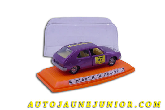 Le #5255 - Pilen - Renault - R14 Rallye est en vente sur Auto Jaune Junior ! Découvrez nos collections de diecast Minialuxe, CIJ, C-I-J, JRD, J-R-D,  Matchbox, Majorette… AutoJauneJunior.com : le site de vente en ligne et de partage pour les passionés de miniatures et collectionneurs de jouets anciens ! Des centaines de modèles en vente, et des nouveautés mises en ligne chaque jour à 21h00 !