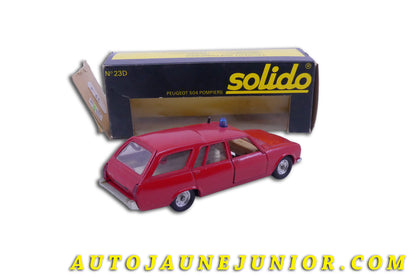 Le #5269 - Solido - Peugeot - 504 ambulance sapeurs pompiers est en vente sur Auto Jaune Junior ! Découvrez nos collections de diecast Minialuxe, CIJ, C-I-J, JRD, J-R-D,  Matchbox, Majorette… AutoJauneJunior.com : le site de vente en ligne et de partage pour les passionés de miniatures et collectionneurs de jouets anciens ! Des centaines de modèles en vente, et des nouveautés mises en ligne chaque jour à 21h00 !