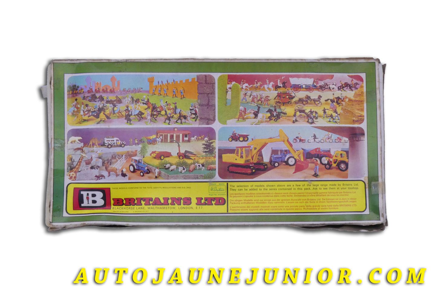Le Britains Figurines Coffret Zoo "Peint à la main" est en vente sur Auto Jaune Junior ! Découvrez nos collections de diecast Minialuxe, CIJ, C-I-J, JRD, J-R-D,  Matchbox, Majorette… AutoJaune Junior ; AutoJauneJunior.com : LE site de partage pour les passionés de miniatures et collectionneurs de jouets anciens ! 