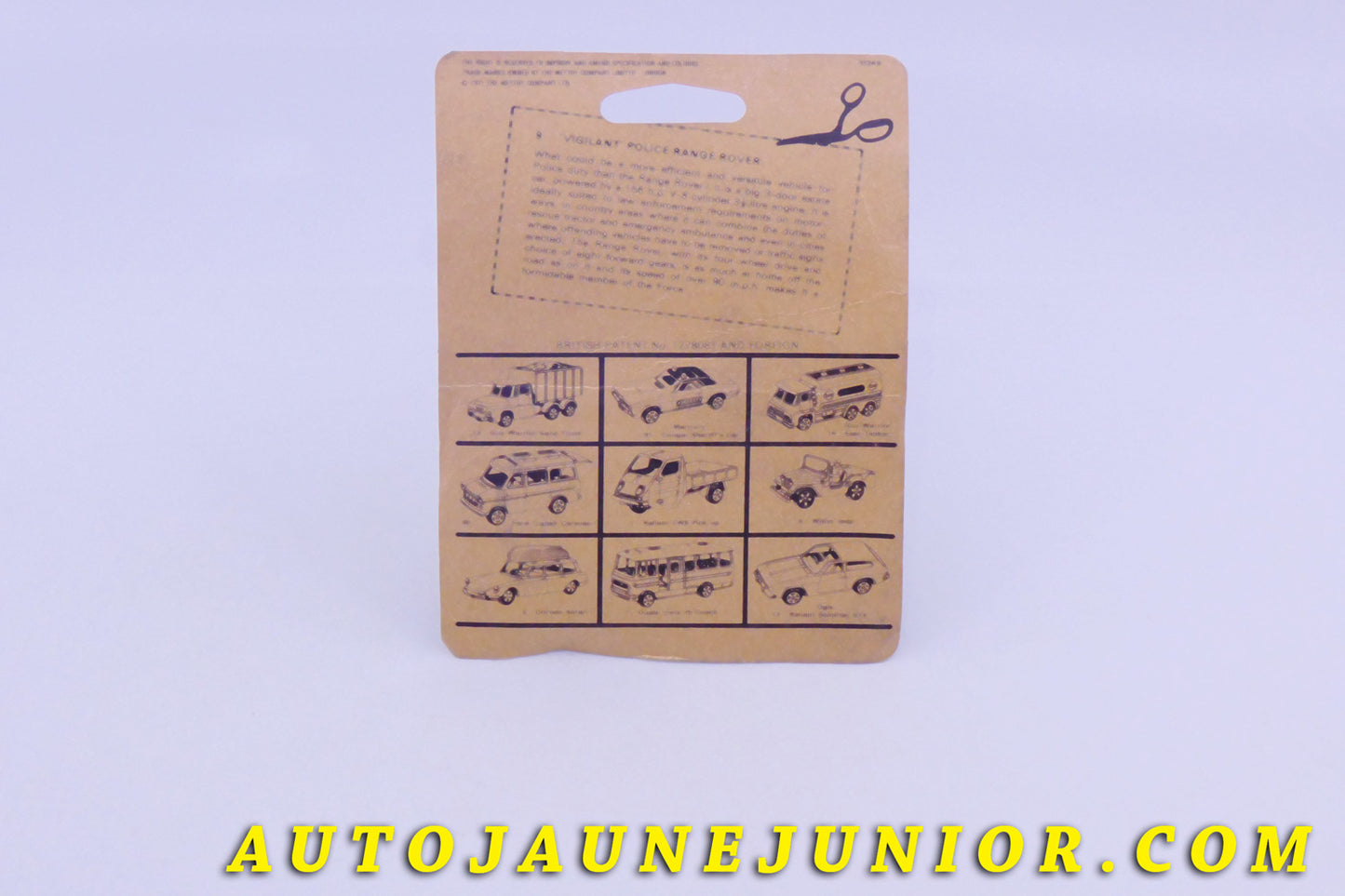 Le #5809 - Corgi Toys - Rover - Range Rover Police est en vente sur Auto Jaune Junior ! Découvrez nos collections de diecast Minialuxe, CIJ, C-I-J, JRD, J-R-D,  Matchbox, Majorette… AutoJauneJunior.com : le site de vente en ligne et de partage pour les passionés de miniatures et collectionneurs de jouets anciens ! Des centaines de modèles en vente, et des nouveautés mises en ligne chaque jour à 21h00 !