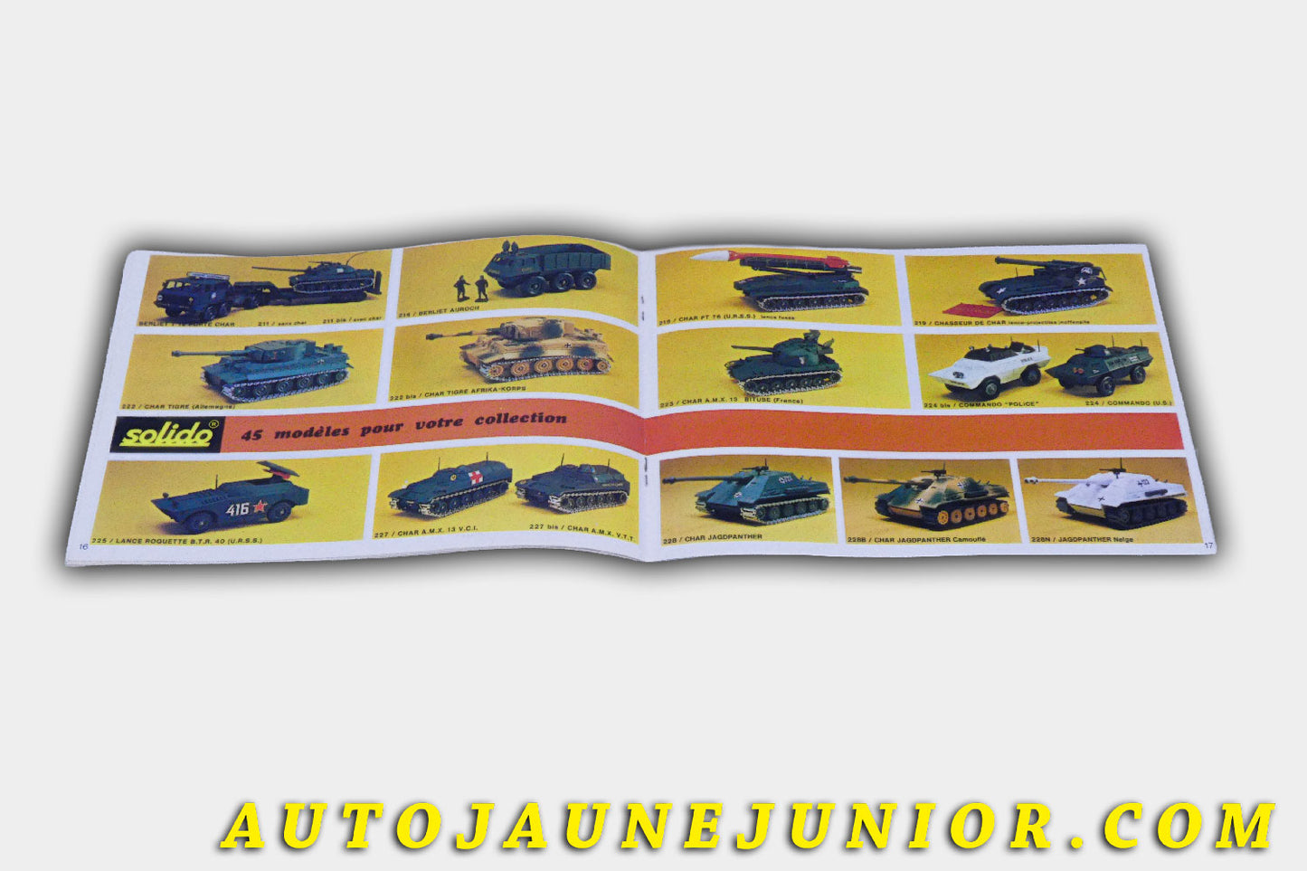 Le #6101 - Solido - Catalogue - #32 - 1974 - 32 Pages est en vente sur Auto Jaune Junior ! Découvrez nos collections de diecast Minialuxe, CIJ, C-I-J, JRD, J-R-D,  Matchbox, Majorette… AutoJauneJunior.com : le site de vente en ligne et de partage pour les passionés de miniatures et collectionneurs de jouets anciens ! Des centaines de modèles en vente, et des nouveautés mises en ligne chaque jour à 21h00 !
