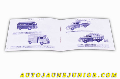 Le #6110 - Dinky Toys - Catalogue - Année 1954 - 18 Pages est en vente sur Auto Jaune Junior ! Découvrez nos collections de diecast Minialuxe, CIJ, C-I-J, JRD, J-R-D,  Matchbox, Majorette… AutoJauneJunior.com : le site de vente en ligne et de partage pour les passionés de miniatures et collectionneurs de jouets anciens ! Des centaines de modèles en vente, et des nouveautés mises en ligne chaque jour à 21h00 !