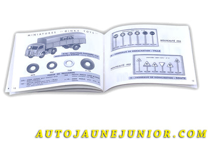 Le #6131 - Dinky Toys - Catalogue - Année 1953 - 16 Pages est en vente sur Auto Jaune Junior ! Découvrez nos collections de diecast Minialuxe, CIJ, C-I-J, JRD, J-R-D,  Matchbox, Majorette… AutoJauneJunior.com : le site de vente en ligne et de partage pour les passionés de miniatures et collectionneurs de jouets anciens ! Des centaines de modèles en vente, et des nouveautés mises en ligne chaque jour à 21h00 !