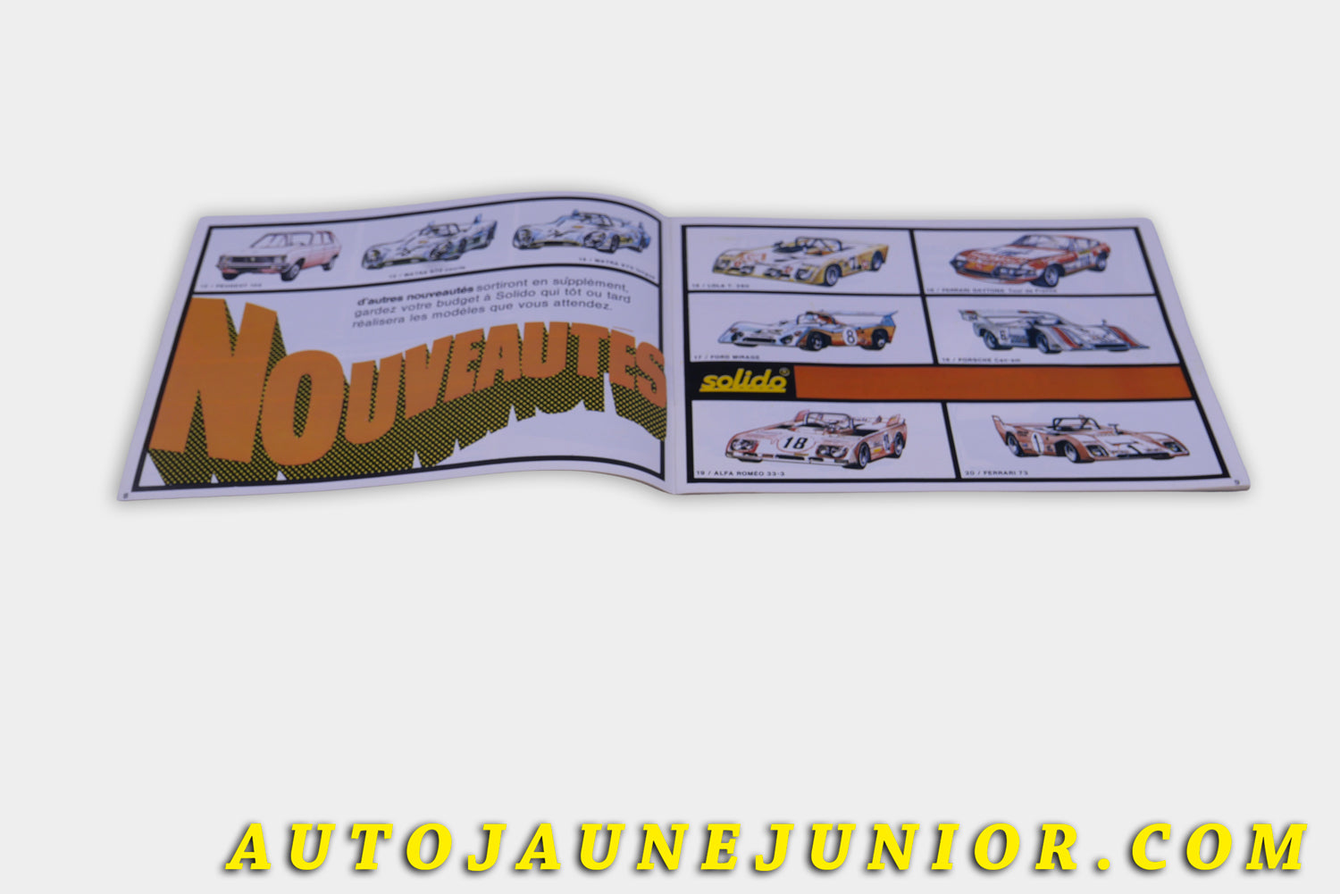 Le #6147 - Solido - Document - Catalogue 1973 est en vente sur Auto Jaune Junior ! Découvrez nos collections de diecast Minialuxe, CIJ, C-I-J, JRD, J-R-D,  Matchbox, Majorette… AutoJauneJunior.com : le site de vente en ligne et de partage pour les passionés de miniatures et collectionneurs de jouets anciens ! Des centaines de modèles en vente, et des nouveautés mises en ligne chaque jour à 21h00 !