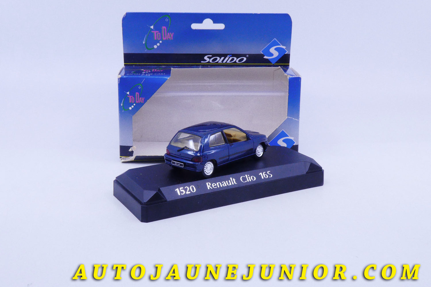 Le #6225 - Solido - Renault - Clio 16 S est en vente sur Auto Jaune Junior ! Découvrez nos collections de diecast Minialuxe, CIJ, C-I-J, JRD, J-R-D,  Matchbox, Majorette… AutoJauneJunior.com : le site de vente en ligne et de partage pour les passionés de miniatures et collectionneurs de jouets anciens ! Des centaines de modèles en vente, et des nouveautés mises en ligne chaque jour à 21h00 !