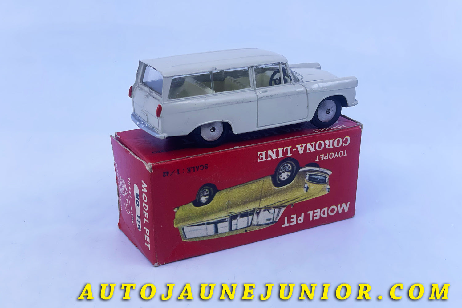 Le #6305 - ATC - Toyopet - Corona line est en vente sur Auto Jaune Junior ! Découvrez nos collections de diecast Minialuxe, CIJ, C-I-J, JRD, J-R-D,  Matchbox, Majorette… AutoJauneJunior.com : le site de vente en ligne et de partage pour les passionés de miniatures et collectionneurs de jouets anciens ! Des centaines de modèles en vente, et des nouveautés mises en ligne chaque jour à 21h00 !