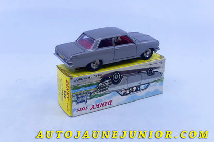 Le #6310 - Dinky Toys - Opel - Rekord 1963 est en vente sur Auto Jaune Junior ! Découvrez nos collections de diecast Minialuxe, CIJ, C-I-J, JRD, J-R-D,  Matchbox, Majorette… AutoJauneJunior.com : le site de vente en ligne et de partage pour les passionés de miniatures et collectionneurs de jouets anciens ! Des centaines de modèles en vente, et des nouveautés mises en ligne chaque jour à 21h00 !