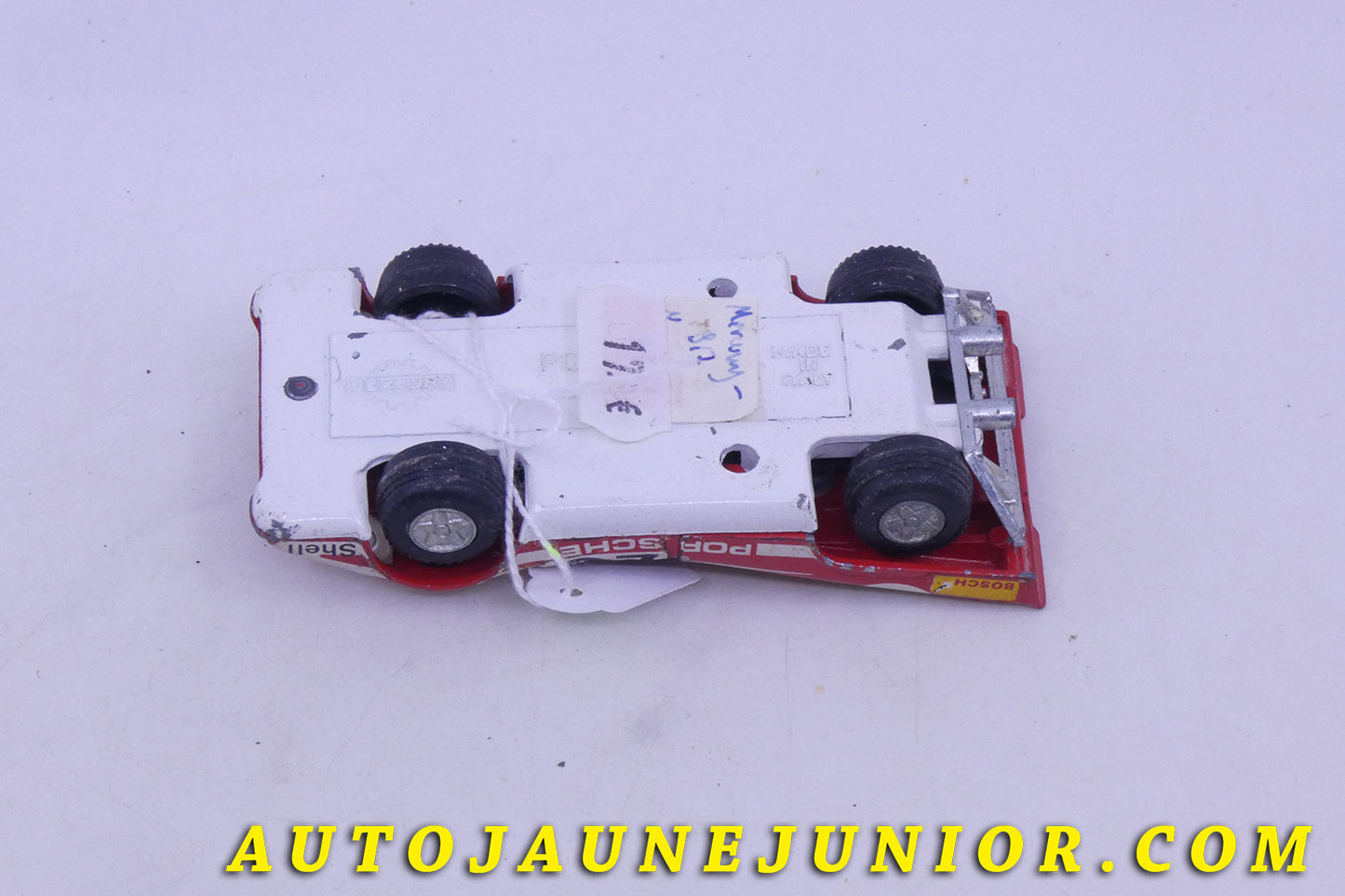 Le Mercury Porsche 917 K # 23 Le Mans 1970 est en vente sur Auto Jaune Junior ! Découvrez nos collections de diecast Tekno, Politoys, Mebetoys, Mercury, Joal, Diapet, Märklin, TootsieToys.AutoJaune Junior ; Vous avez le même jouet ? Profitez de notre expertise pour vous accompagner dans la vente de vos modèles ou votre collection ! Nous achetons tous lots de miniatures ! Contactez nous !