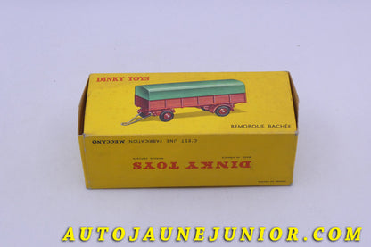 Le Dinky Toys Remorque Remorque bâchée est en vente sur Auto Jaune Junior ! Découvrez nos collections de diecast Tekno, Politoys, Mebetoys, Mercury, Joal, Diapet, Märklin, TootsieToys.AutoJaune Junior ; Vous avez le même jouet ? Profitez de notre expertise pour vous accompagner dans la vente de vos modèles ou votre collection ! Nous achetons tous lots de miniatures ! Contactez nous !