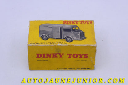 Le Dinky Toys Citroën Camionnette 1200Kg est en vente sur Auto Jaune Junior ! Découvrez nos collections de diecast Tekno, Politoys, Mebetoys, Mercury, Joal, Diapet, Märklin, TootsieToys.AutoJaune Junior ; Vous avez le même jouet ? Profitez de notre expertise pour vous accompagner dans la vente de vos modèles ou votre collection ! Nous achetons tous lots de miniatures ! Contactez nous !