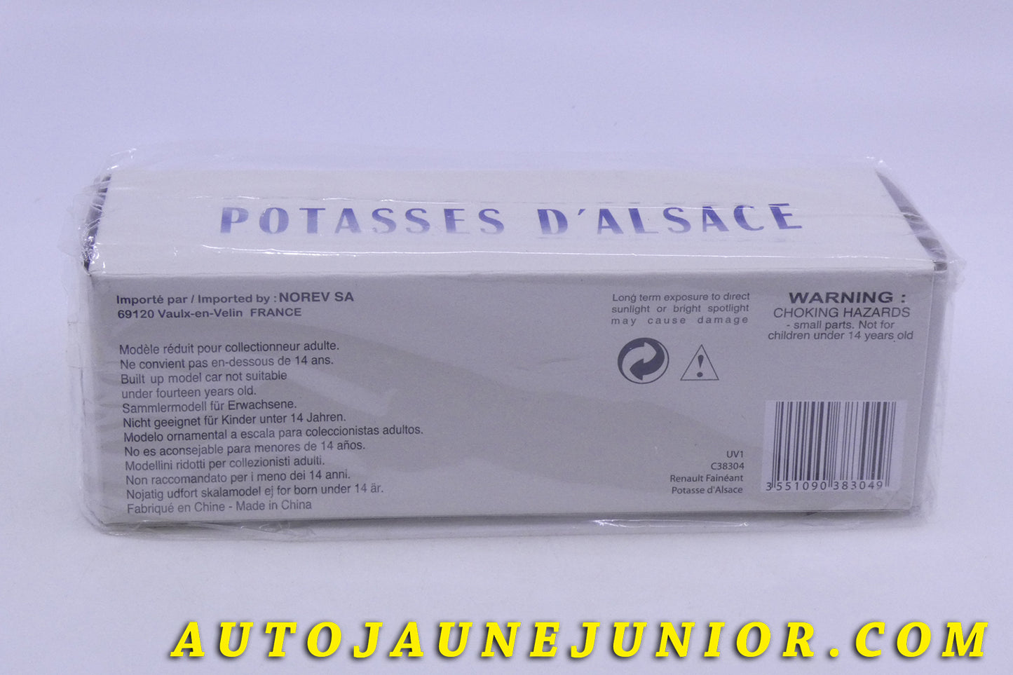 Le Dan Toys Renault Fainéant Potasse d'Alsace (Edition limité - 1000 Ex) est en vente sur Auto Jaune Junior ! Découvrez nos collections de diecast Tekno, Politoys, Mebetoys, Mercury, Joal, Diapet, Märklin, TootsieToys.AutoJaune Junior ; Vous avez le même jouet ? Profitez de notre expertise pour vous accompagner dans la vente de vos modèles ou votre collection ! Nous achetons tous lots de miniatures ! Contactez nous !