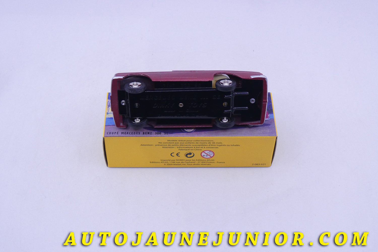 Le Atlas Mercedes 300SL est en vente sur Auto Jaune Junior ! Découvrez nos collections de diecast Tekno, Politoys, Mebetoys, Mercury, Joal, Diapet, Märklin, TootsieToys.AutoJaune Junior ; Vous avez le même jouet ? Profitez de notre expertise pour vous accompagner dans la vente de vos modèles ou votre collection ! Nous achetons tous lots de miniatures ! Contactez nous !