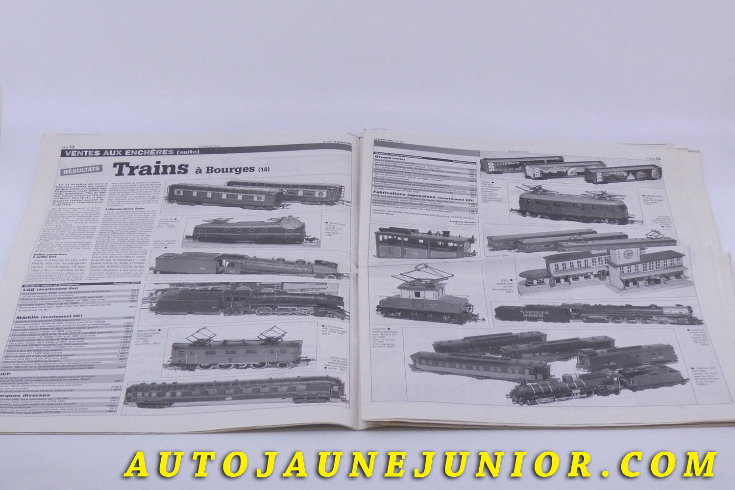 Le Journal Aucun La vie du jouet est en vente sur Auto Jaune Junior ! Découvrez nos collections de diecast Tekno, Politoys, Mebetoys, Mercury, Joal, Diapet, Märklin, TootsieToys.AutoJaune Junior ; Vous avez le même jouet ? Profitez de notre expertise pour vous accompagner dans la vente de vos modèles ou votre collection ! Nous achetons tous lots de miniatures ! Contactez nous !