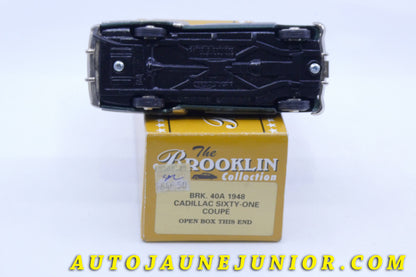Le #2405 - Brooklin - Cadillac - Sixty One Coupé  "1948" BRK #40A est en vente sur Auto Jaune Junior ! Tekno, Politoys, Mebetoys, Mercury, Joal, Diapet, Märklin, TootsieToys.Vous avez le même jouet ? Profitez de notre expertise pour vous accompagner dans la vente de vos modèles ou votre collection ! Nous achetons tous lots de miniatures ! Contactez nous ! contact@autojaunejunior.com. 