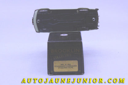 Le #2441 - Brooklin - Studebaker - Commander Starliner Coupé "1953" est en vente sur Auto Jaune Junior ! Tekno, Politoys, Mebetoys, Mercury, Joal, Diapet, Märklin, TootsieToys.Vous avez le même jouet ? Profitez de notre expertise pour vous accompagner dans la vente de vos modèles ou votre collection ! Nous achetons tous lots de miniatures ! Contactez nous ! contact@autojaunejunior.com. 