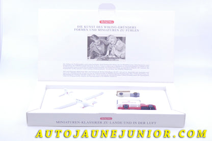 Le Wiking Coffret Coffret "Les classiques miniatures sur terre et dans les airs"  est en vente sur Auto Jaune Junior ! Découvrez nos collections de diecast Tekno, Politoys, Mebetoys, Mercury, Joal, Diapet, Märklin, TootsieToys.AutoJaune Junior ; Vous avez le même jouet ? Profitez de notre expertise pour vous accompagner dans la vente de vos modèles ou votre collection ! Nous achetons tous lots de miniatures ! Contactez nous !
