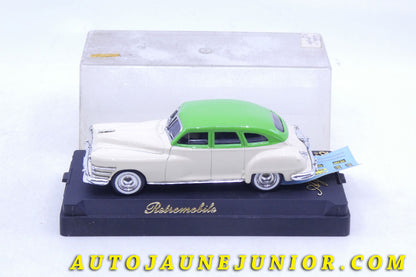 Le #2812 - Solido - Chrysler - Windsor (Edition spéciale bicolore Rétromobile) est en vente sur Auto Jaune Junior ! Tekno, Politoys, Mebetoys, Mercury, Joal, Diapet, Märklin, TootsieToys.Vous avez le même jouet ? Profitez de notre expertise pour vous accompagner dans la vente de vos modèles ou votre collection ! Nous achetons tous lots de miniatures ! Contactez nous ! contact@autojaunejunior.com. 