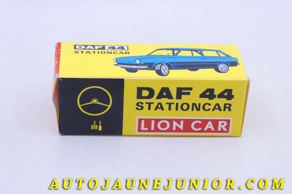 Le Lion Car DAF Daf44 est en vente sur Auto Jaune Junior ! Découvrez nos collections de diecast Tekno, Politoys, Mebetoys, Mercury, Joal, Diapet, Märklin, TootsieToys.AutoJaune Junior ; Vous avez le même jouet ? Profitez de notre expertise pour vous accompagner dans la vente de vos modèles ou votre collection ! Nous achetons tous lots de miniatures ! Contactez nous !