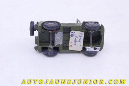 Le Vilmer Austin Champ Militaire est en vente sur Auto Jaune Junior ! Découvrez nos collections de diecast Tekno, Politoys, Mebetoys, Mercury, Joal, Diapet, Märklin, TootsieToys.AutoJaune Junior ; Vous avez le même jouet ? Profitez de notre expertise pour vous accompagner dans la vente de vos modèles ou votre collection ! Nous achetons tous lots de miniatures ! Contactez nous !