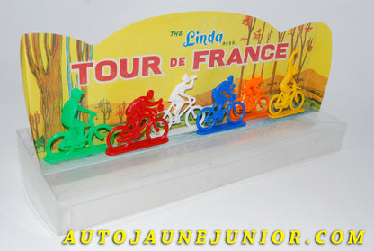 Le #3461 - Linda - Coffret Hong Kong - Peloton Tour de France cycliste est en vente sur Auto Jaune Junior ! Tekno, Politoys, Mebetoys, Mercury, Joal, Diapet, Märklin, TootsieToys.Vous avez le même jouet ? Profitez de notre expertise pour vous accompagner dans la vente de vos modèles ou votre collection ! Nous achetons tous lots de miniatures ! Contactez nous ! contact@autojaunejunior.com. 