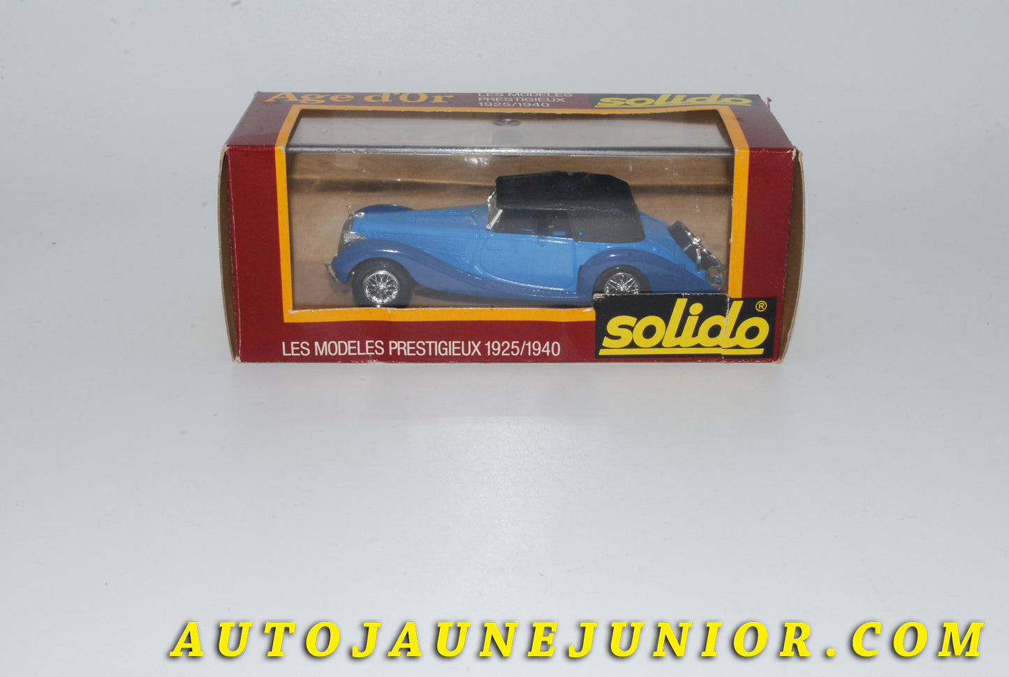 Le #3765 - Solido - Delahaye - 135MS capotée1939 - Figoni - Falaschi est en vente sur Auto Jaune Junior ! Tekno, Politoys, Mebetoys, Mercury, Joal, Diapet, Märklin, TootsieToys.Vous avez le même jouet ? Profitez de notre expertise pour vous accompagner dans la vente de vos modèles ou votre collection ! Nous achetons tous lots de miniatures ! Contactez nous ! contact@autojaunejunior.com. 