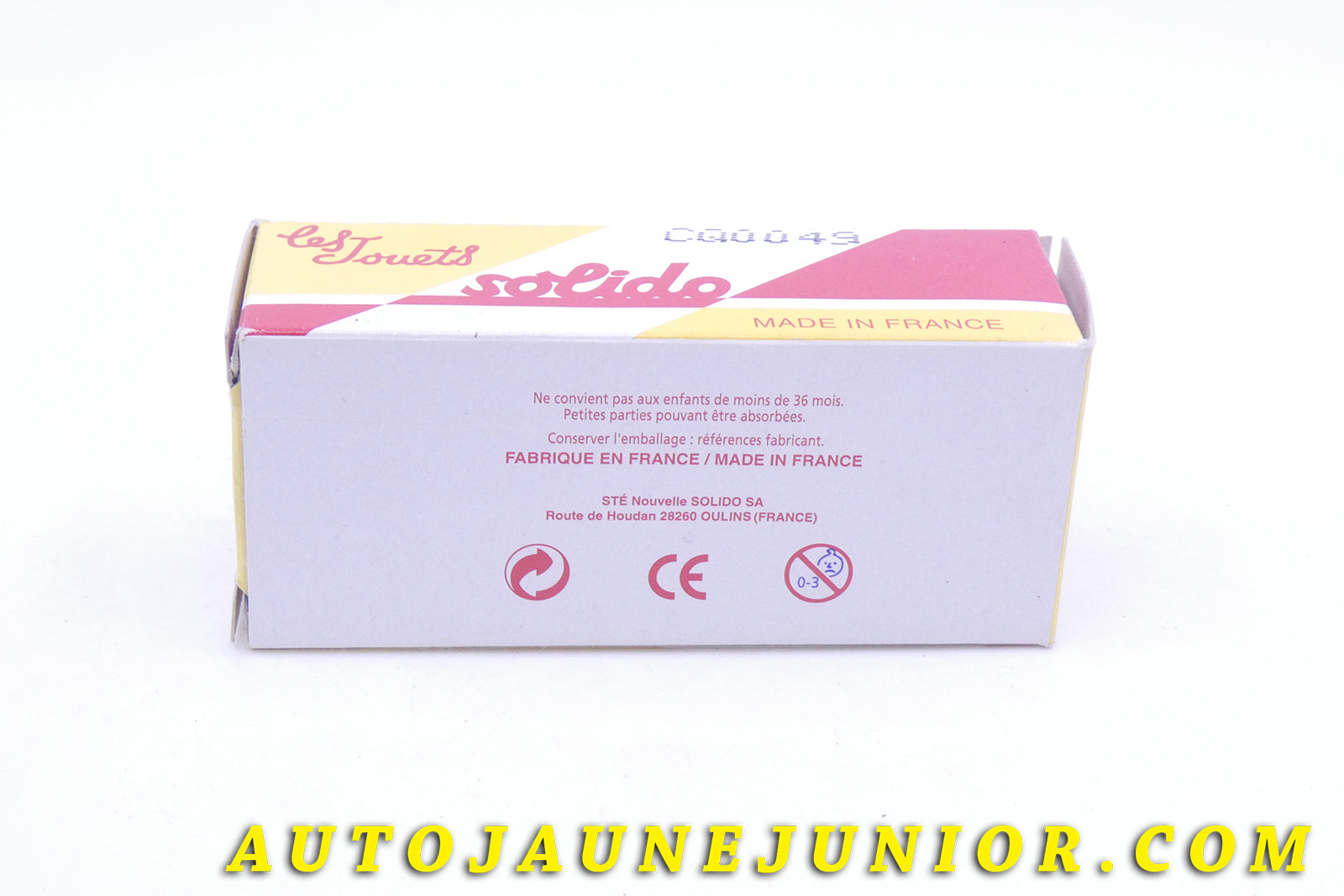 Le #3969 - Solido - Citroën - 4 Cv 1954 "Les Jouets Solido" est en vente sur Auto Jaune Junior ! Tekno, Politoys, Mebetoys, Mercury, Joal, Diapet, Märklin, TootsieToys.Vous avez le même jouet ? Profitez de notre expertise pour vous accompagner dans la vente de vos modèles ou votre collection ! Nous achetons tous lots de miniatures ! Contactez nous ! contact@autojaunejunior.com. 