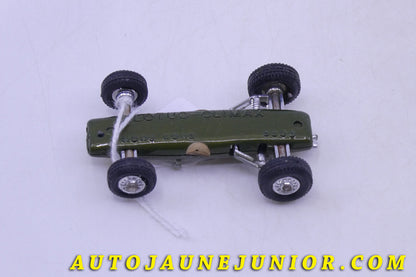 Le Hong-Kong Lotus monoplace formule 1 est en vente sur Auto Jaune Junior ! Découvrez nos collections de diecast Tekno, Politoys, Mebetoys, Mercury, Joal, Diapet, Märklin, TootsieToys.AutoJaune Junior ; Vous avez le même jouet ? Profitez de notre expertise pour vous accompagner dans la vente de vos modèles ou votre collection ! Nous achetons tous lots de miniatures ! Contactez nous !