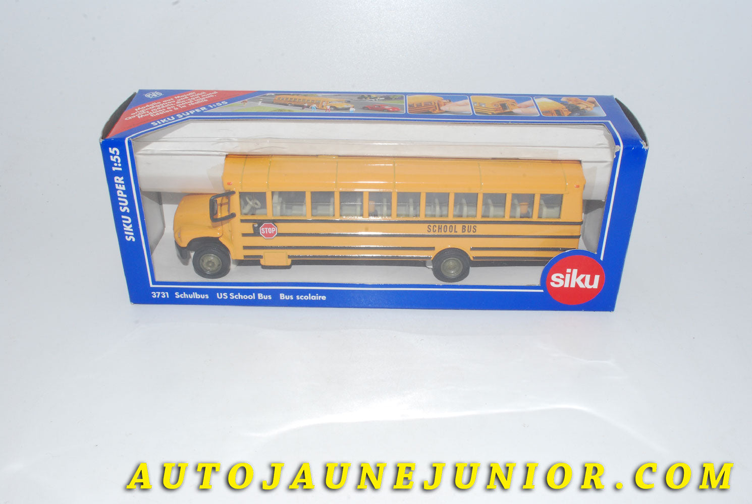 Le #4208 - Siku - Bus - US Bus Scolaire est en vente sur Auto Jaune Junior ! Tekno, Politoys, Mebetoys, Mercury, Joal, Diapet, Märklin, TootsieToys.Vous avez le même jouet ? Profitez de notre expertise pour vous accompagner dans la vente de vos modèles ou votre collection ! Nous achetons tous lots de miniatures ! Contactez nous ! contact@autojaunejunior.com. 